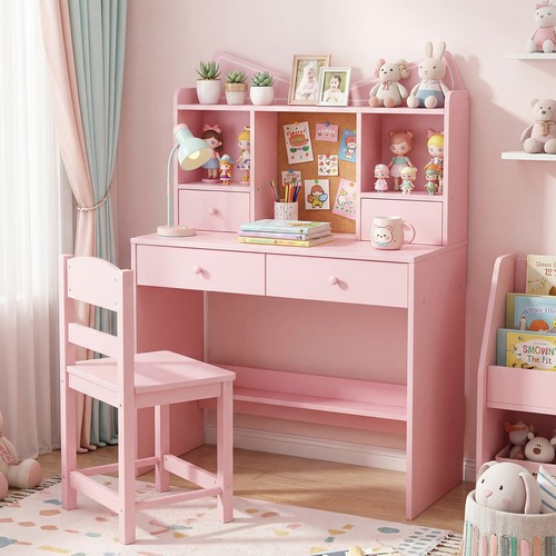 Kids study desk and - desk, set