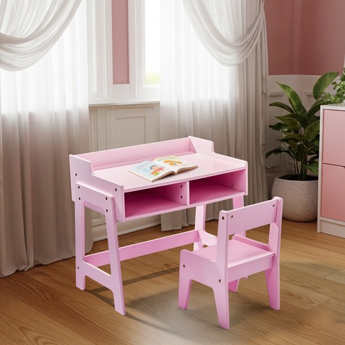 Kids desk and chair - desk, set,wooden