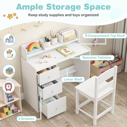 Set wooden children writing - children,
