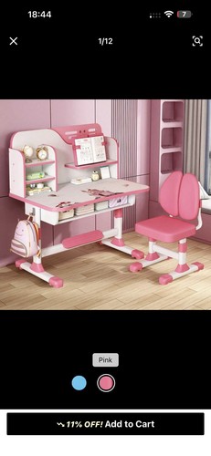 Kids desk and chair - kids,