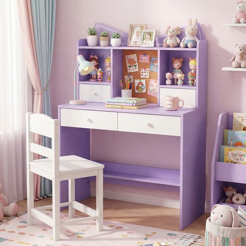 Kids study desk and - kids, set