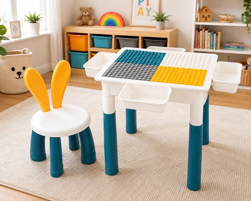 Kids table chair desk - desk, set