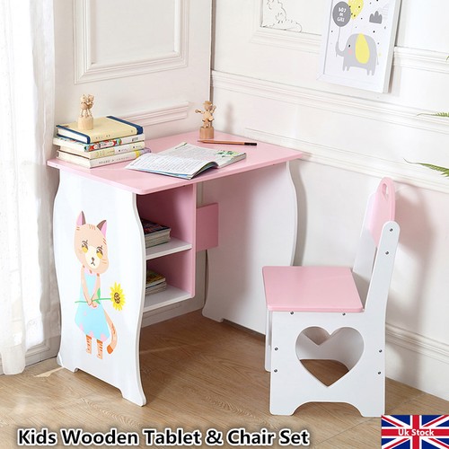 Kids desk and chair - and, with