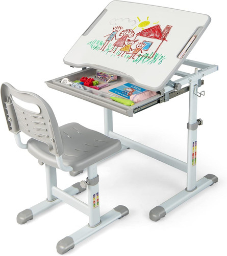 Kids desk and chair - desk, set