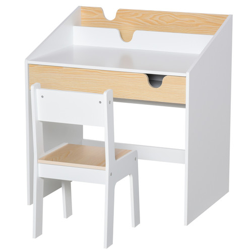 Two piece kids desk and - and, chair
