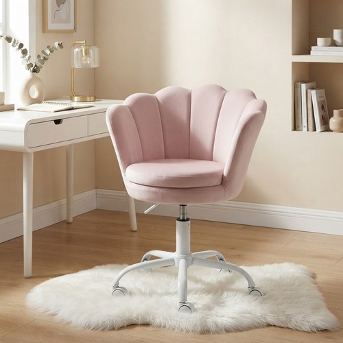 Modern pink kids desk - kids, chair