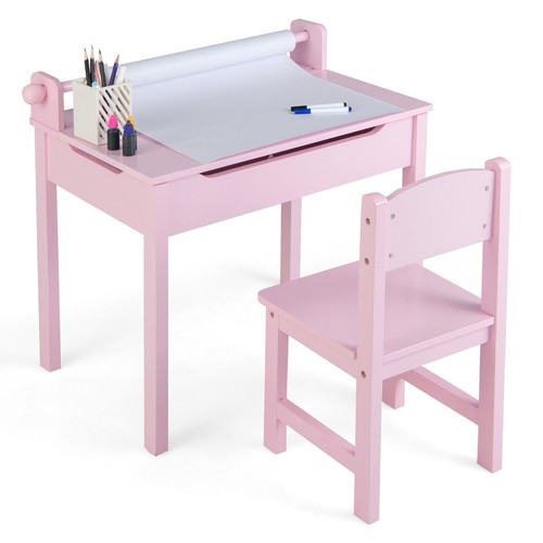 Kids desk and chair set - and, wooden