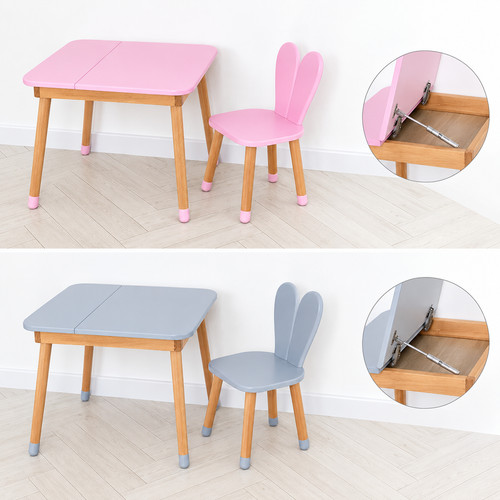 Kids wooden table and - kids,