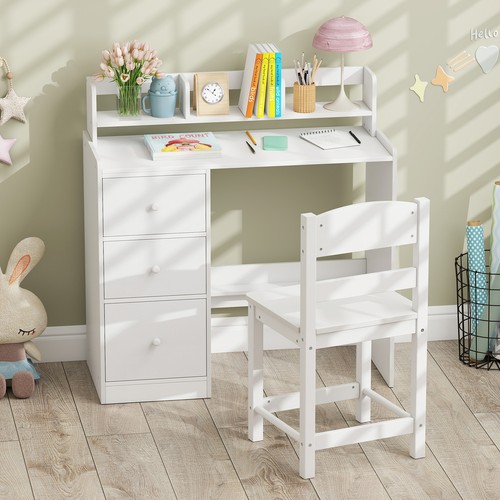 Wooden children writing desk - children,