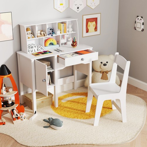 Kids study desk - desk, set