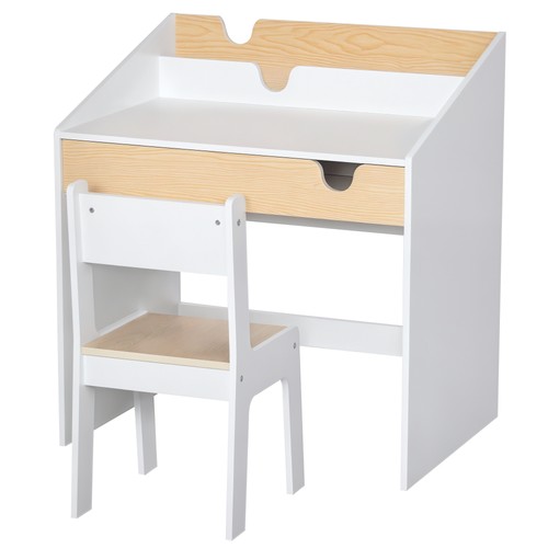 Homcom two piece kids desk - kids, and