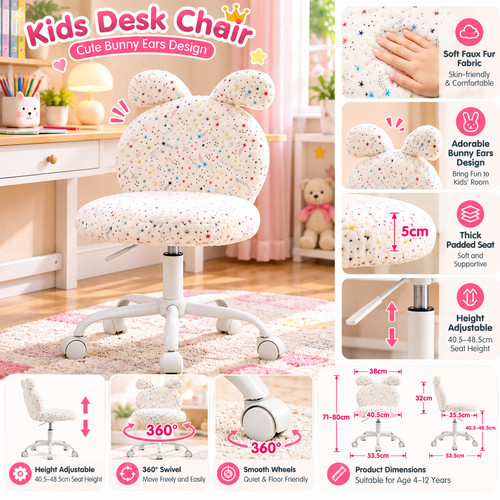 Kids bunny ears desk - bunny,