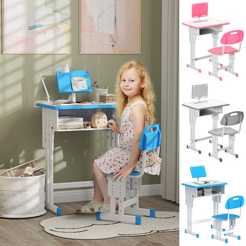 Kids desk and chair set - and, height